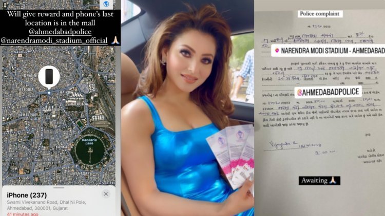 Urvashi Rautela Promises Reward for the Safe Return of Lost 24-Carat Gold iPhone During India-Pakistan Match