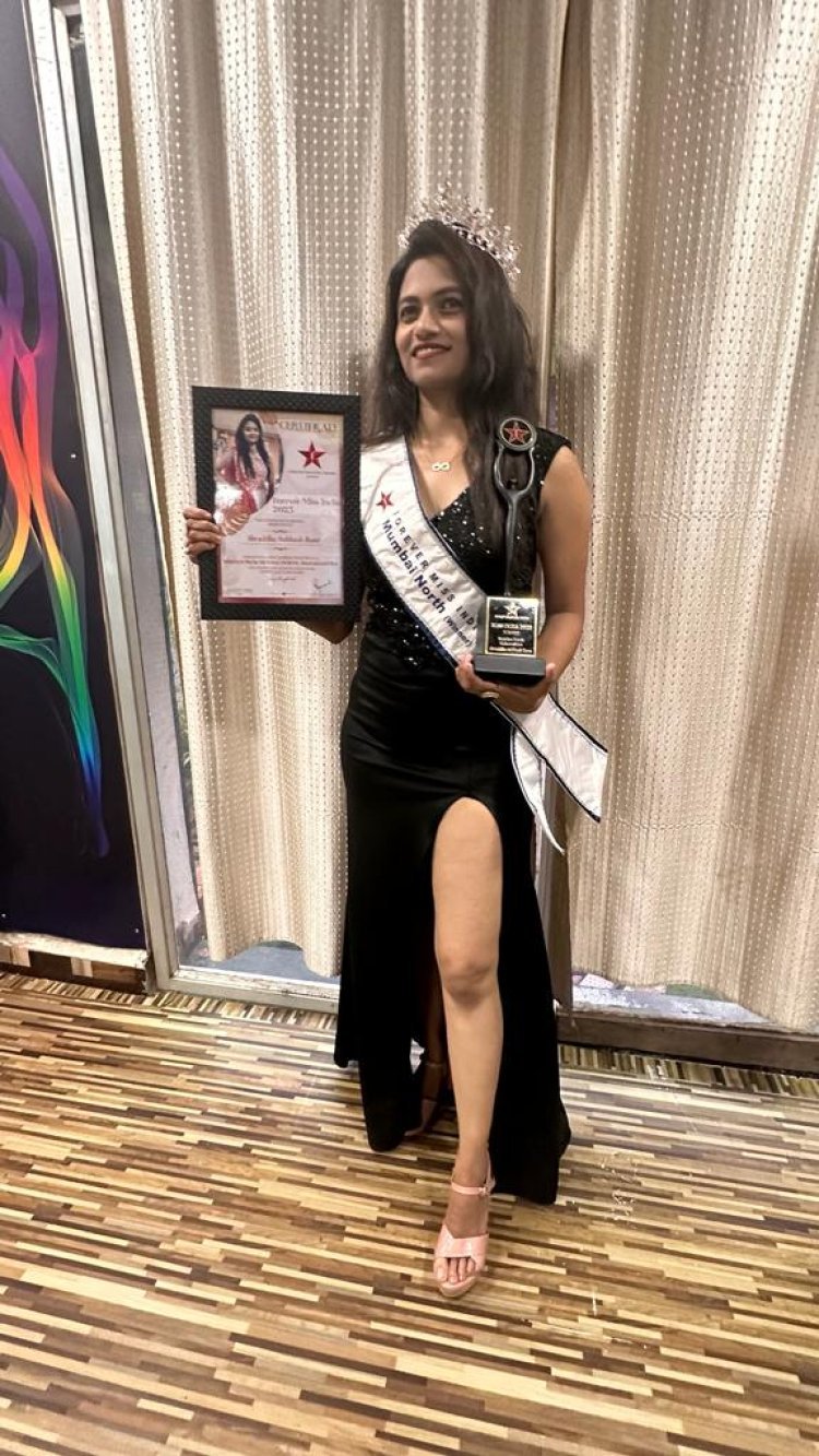 Shraddha Subhash Rane Shines as Newly Crowned Miss Mumbai North 2023 organised by Forever Star India
