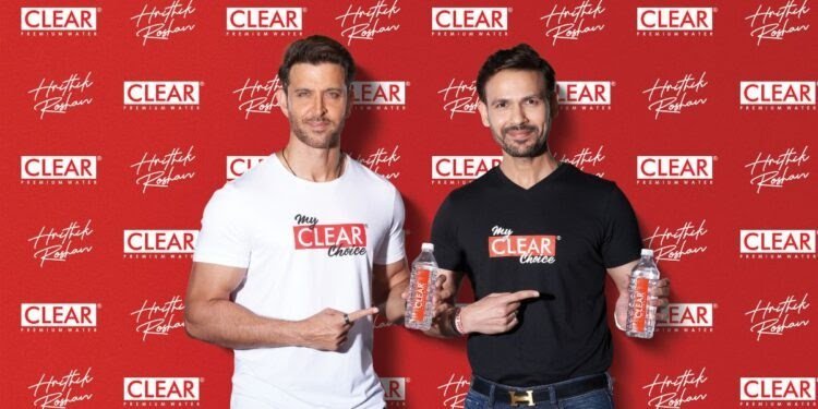 Clear Premium Water appoints superstar Hrithik Roshan as brand ambassador