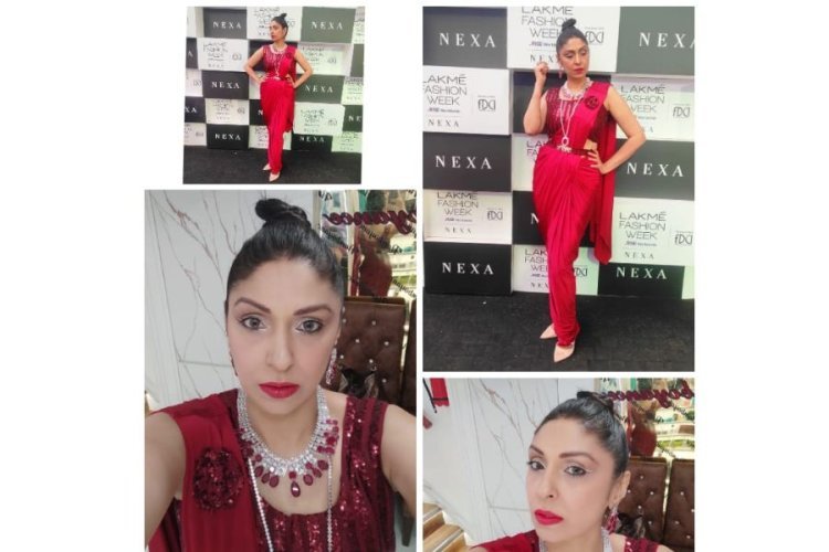 Pooja Misra shows who is the  real royalty on the last day of 'Lakme Fashion Week ...'