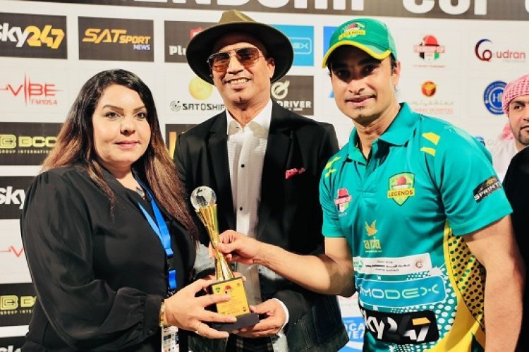 Naghma Khan felicitated by the Government of Dubai